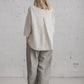 MIGLA kimono top in Natural linen color Light weight