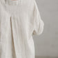 MIGLA kimono top in Natural linen color Light weight