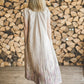 Natural minismalistic linen dress with comfy side seam pockets 