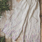 TYLA wide leg linen culottes pants with Lavender print