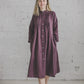 SUTEMA front buttons 3/4 sleeves linen shirtdress in Azure blue