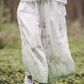 Flowy wide leg linen palazzo pants