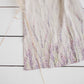 RAMUNĖ short sleeves midi linen dress with Lavender print