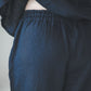 Loungewear set of oversized shirt and pants in Royal blue