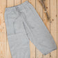 ŪKANA unisex linen baggy balloon pants in Natural Blue stripes